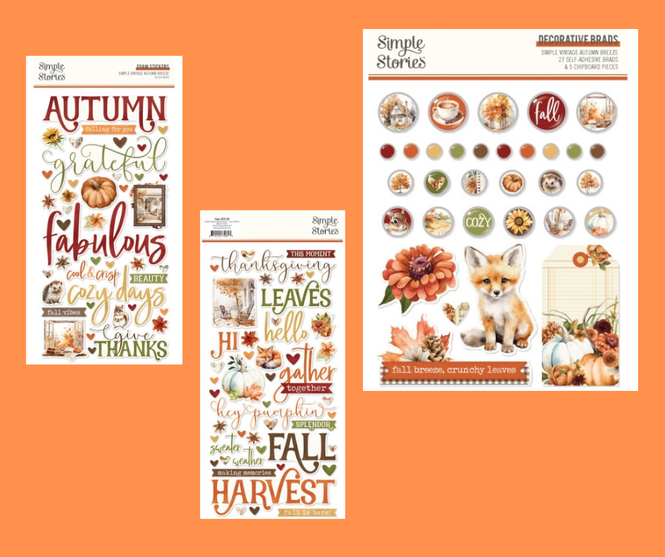 Simple Stories Simple Vintage "Autumn Breeze" Pick of the Crop Bundle