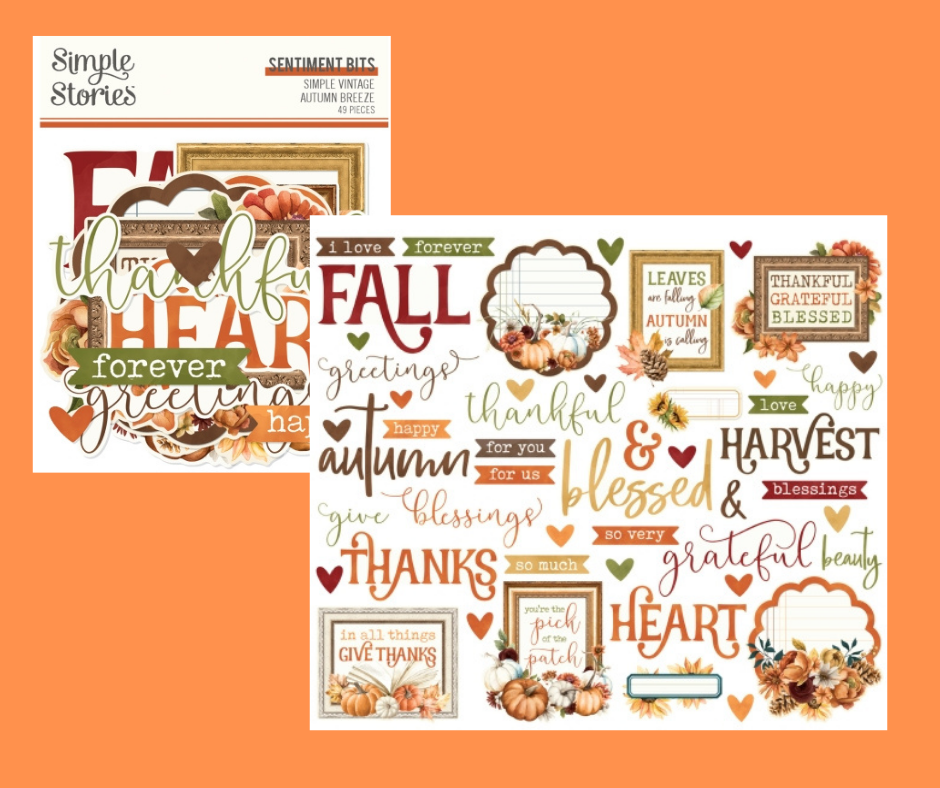 Simple Stories Simple Vintage "Autumn Breeze" Pick of the Crop Bundle